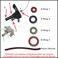 DeLonghi Adapter Milchschäumer Dichtsatz