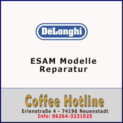 DeLonghi ESAM Modelle Festpreis Reparatur
